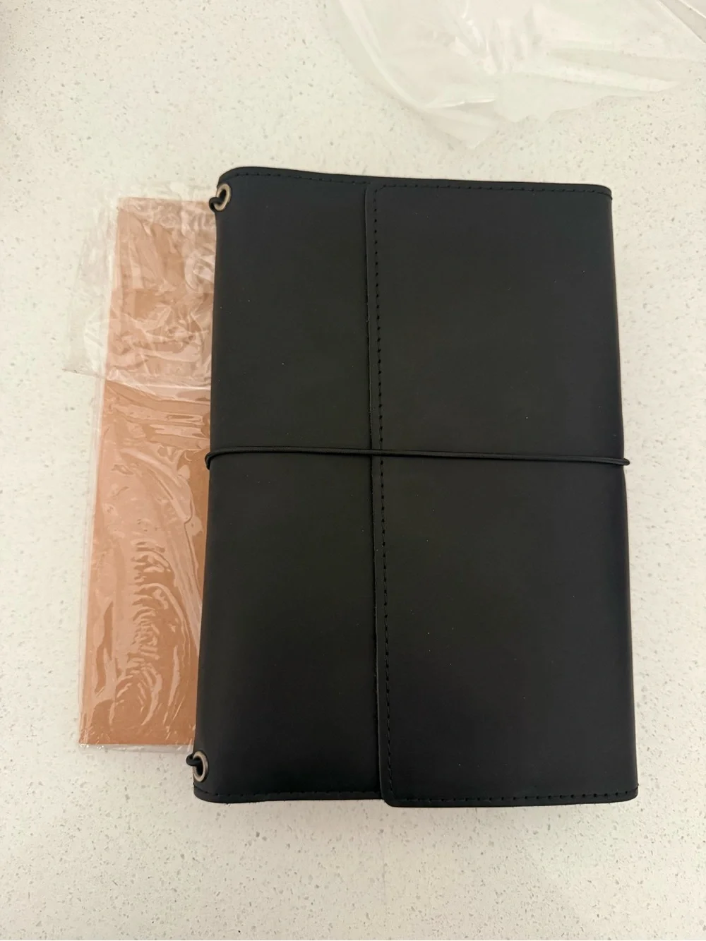 4 Pcs A5 Leather Travelers Journal Notebook Cover Set Genuine Leather
